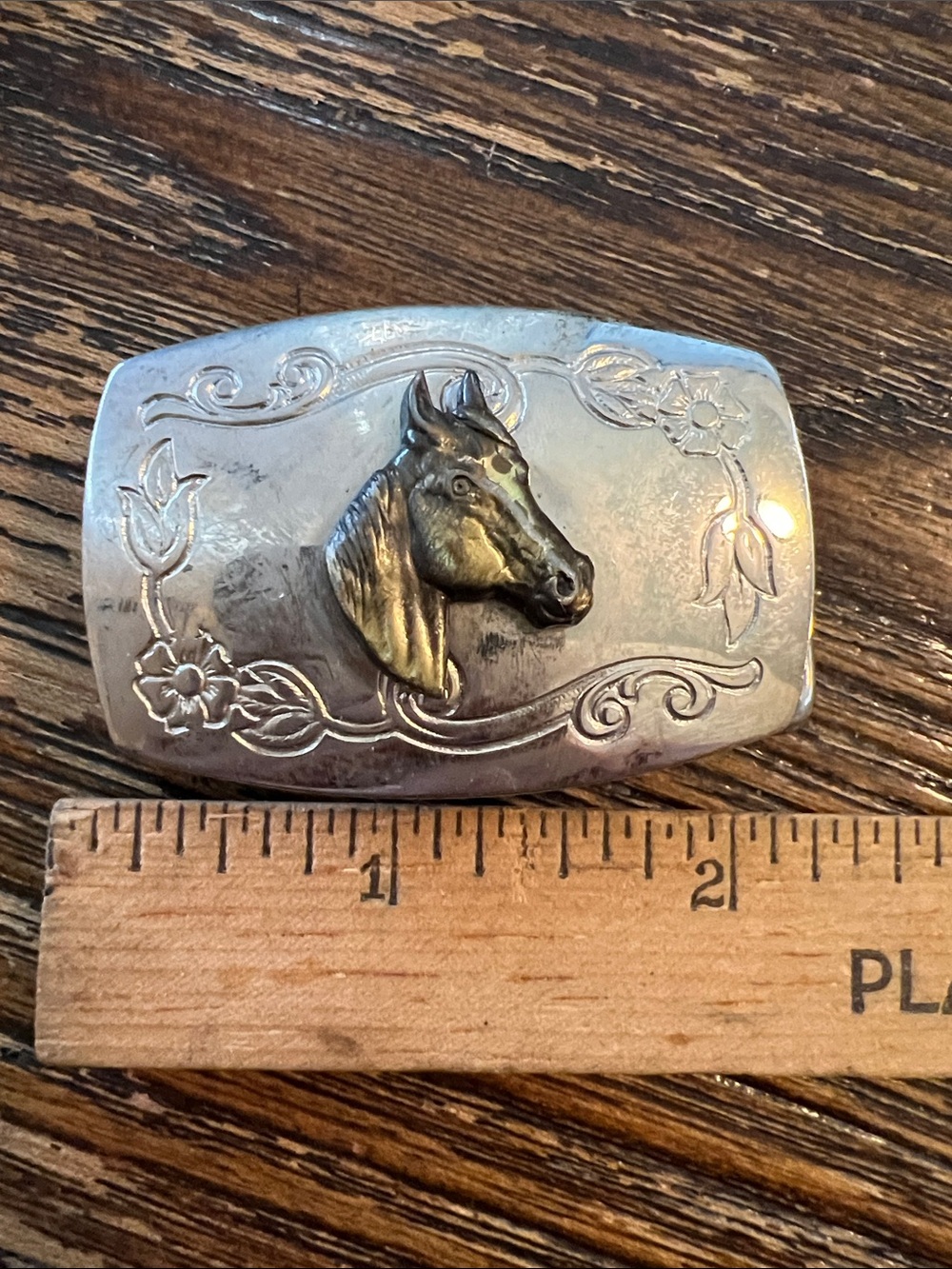 Vintage Horse belt buckle